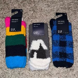 NWT!!  (3) Pair Gap Mens Cozy Socks